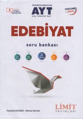Limit Yayınları AYT Edebiyat Soru Bankası Video Çözümlü - 1